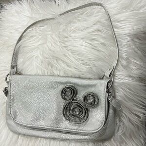 Disney silver purse Mickey Minnie super cute!
